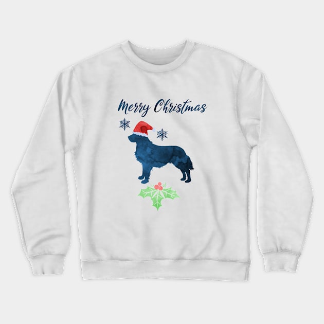 Christmas Golden Retriever Crewneck Sweatshirt by TheJollyMarten